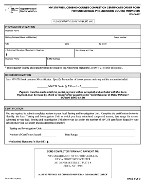 Get and Sign Mv 278 2011 Form