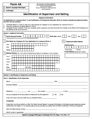 Form 4a Slp