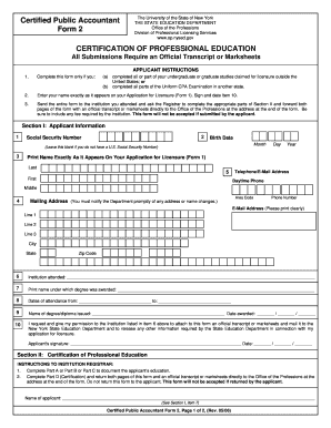 Cpa Form 2