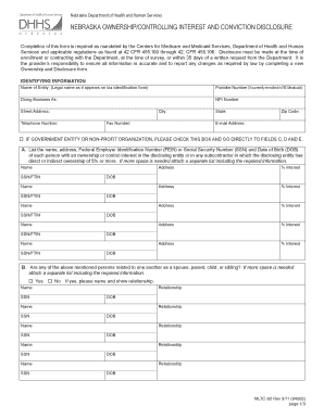 Mltc 62 Nebraska  Form