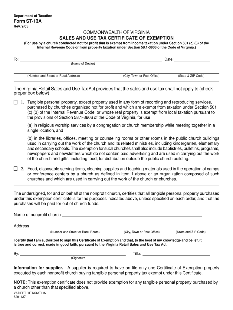  St 13a Form 2016