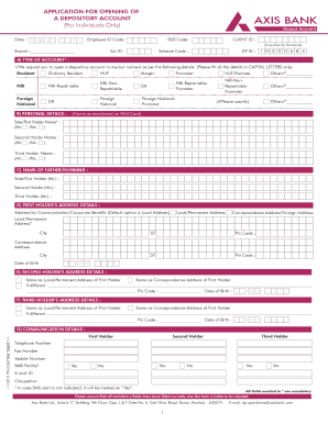  Axis Demat Account 2010-2024