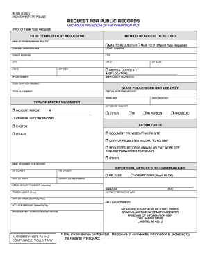 Foia Request Macomb County Prosecutor&#039;s Office  Form