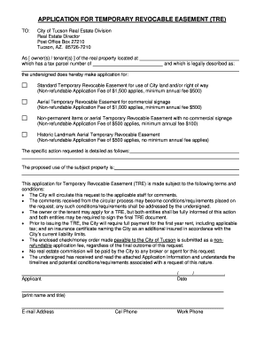 Signage Easement Form