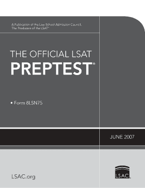 June Lsat PDF  Form