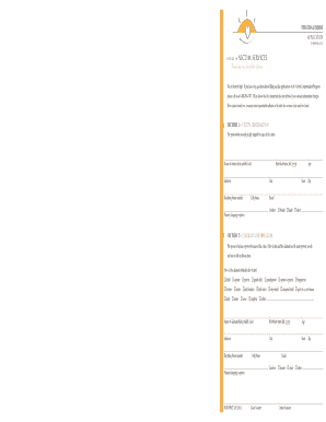  PERSONAL INJURY COMPENSATION Application SECTION ONE Jud Ct 2014