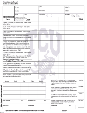 Bookkeeping Job Expense Templates  Form