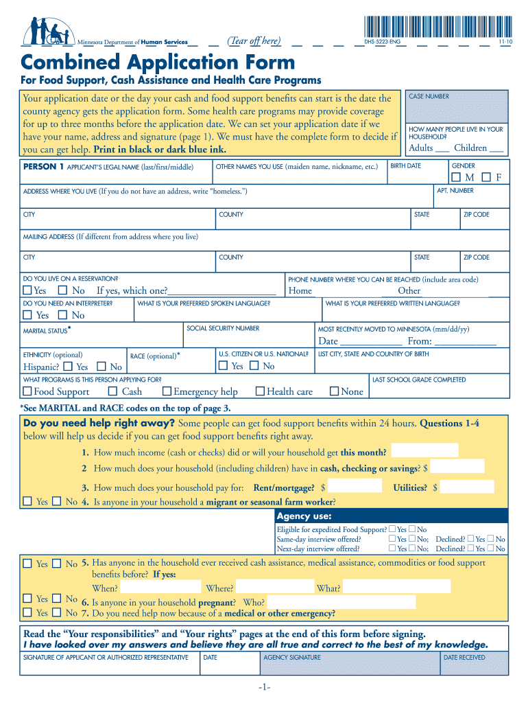 Dhs 5223 Eng  Form