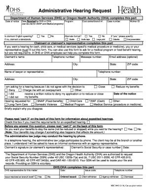  Oregon Dhs Forms 2014