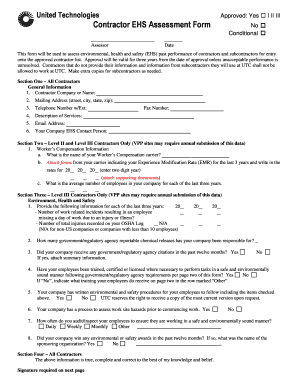 Ehs Form