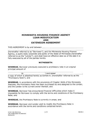 Get and Sign Mortgage Extension Agreement Form 2011-2022