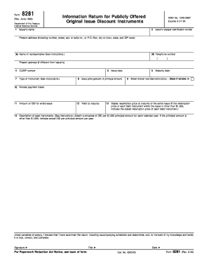 Form 8281 PDF