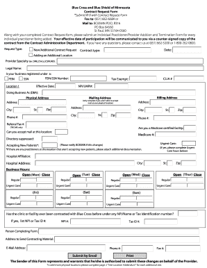 Blank Credit Application Form