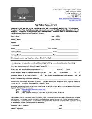 Yourbankruptcypartner  Form