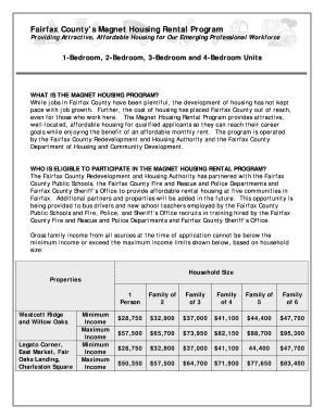 Magnet Housing Rental Program Form