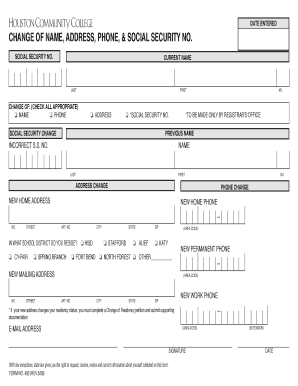 Residency Document  Form