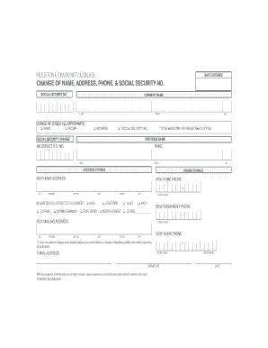 Hcc Can I Change Adress Form