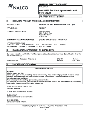 Nalco 3273  Form