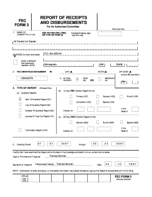 Fec 3 Form