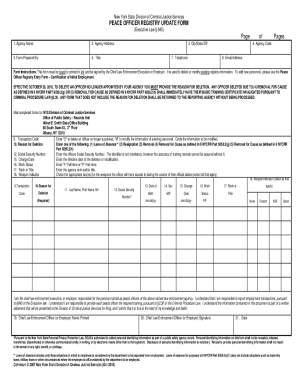 Special Patrolman Certification  Form