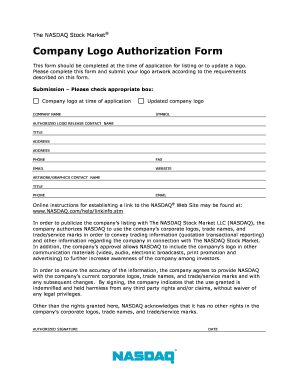 Logo Permission Form