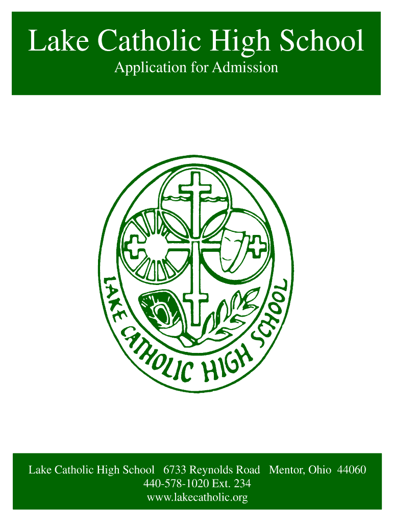 Public Application  Lake Catholic High School  Lakecatholic  Form