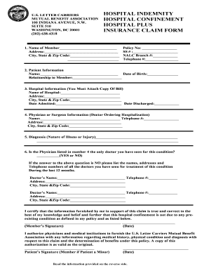 Nalc Hospitals Form