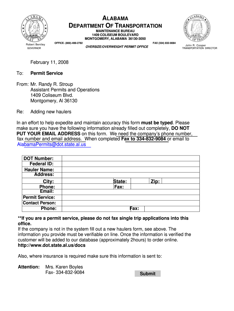  Alfillableeformsforoverweightoverwidthpermits 2008-2024