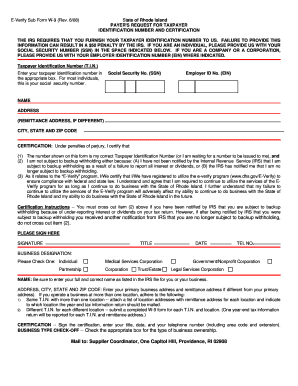  W9 Form Ri 2008-2024