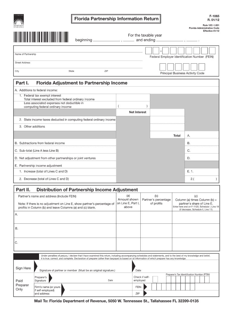  Form F 1065 2016