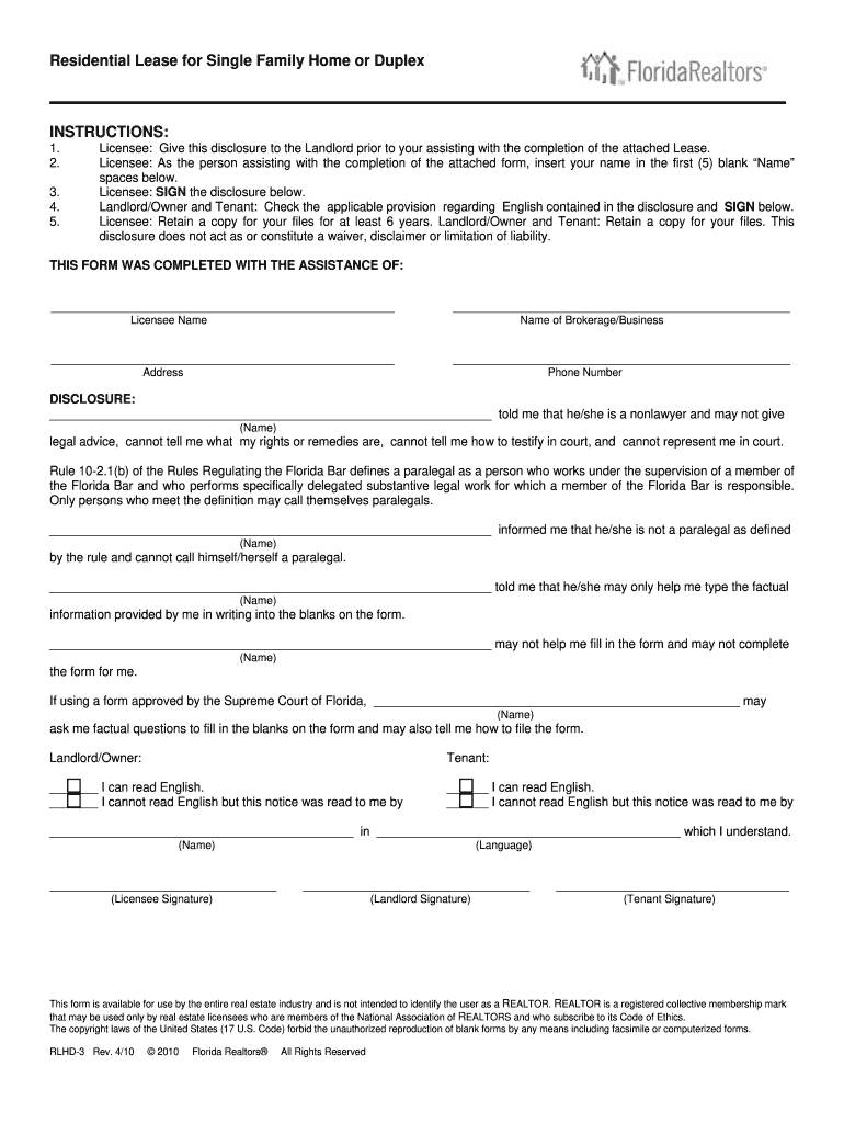 Rlhd 3x  Form