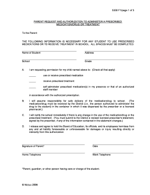 Neola 5330 F1 Form