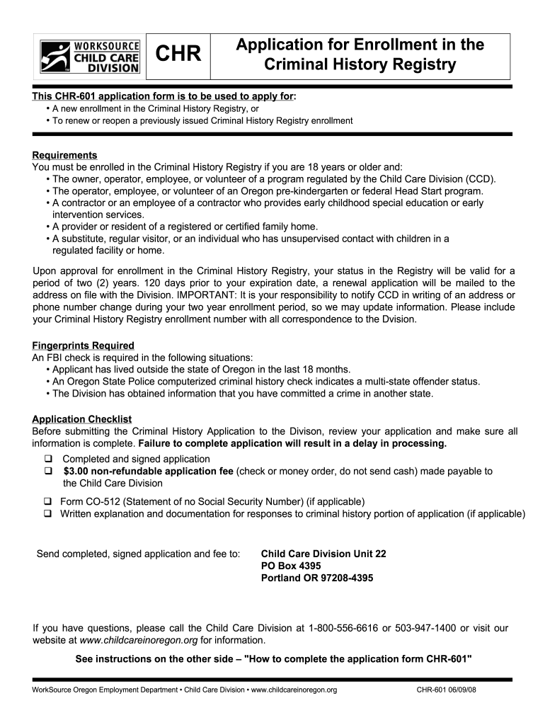 Get and Sign Www Childcareinoregon Org Renewal 2008-2022 Form