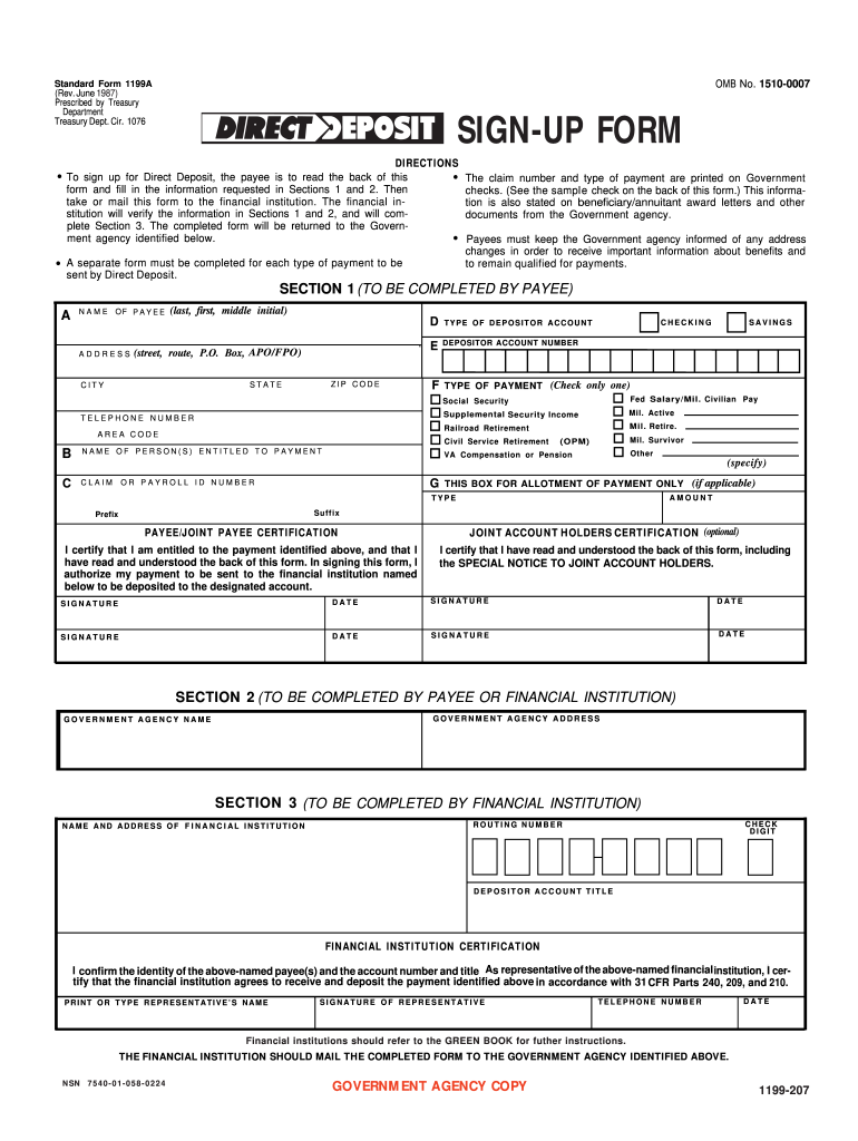 1199 207  Form