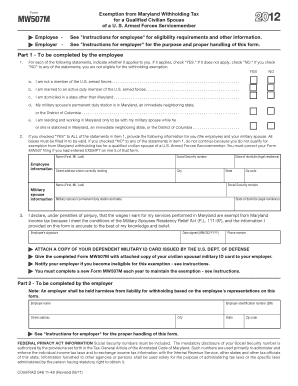 Mw507m  Form