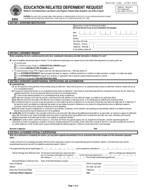 Pnc Deferment Form