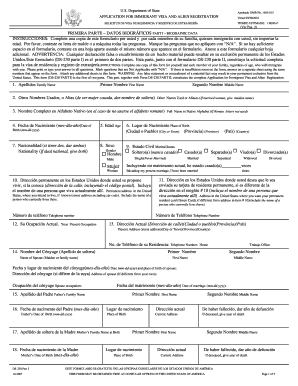 Ds 230 Us Department of State Espanol Form
