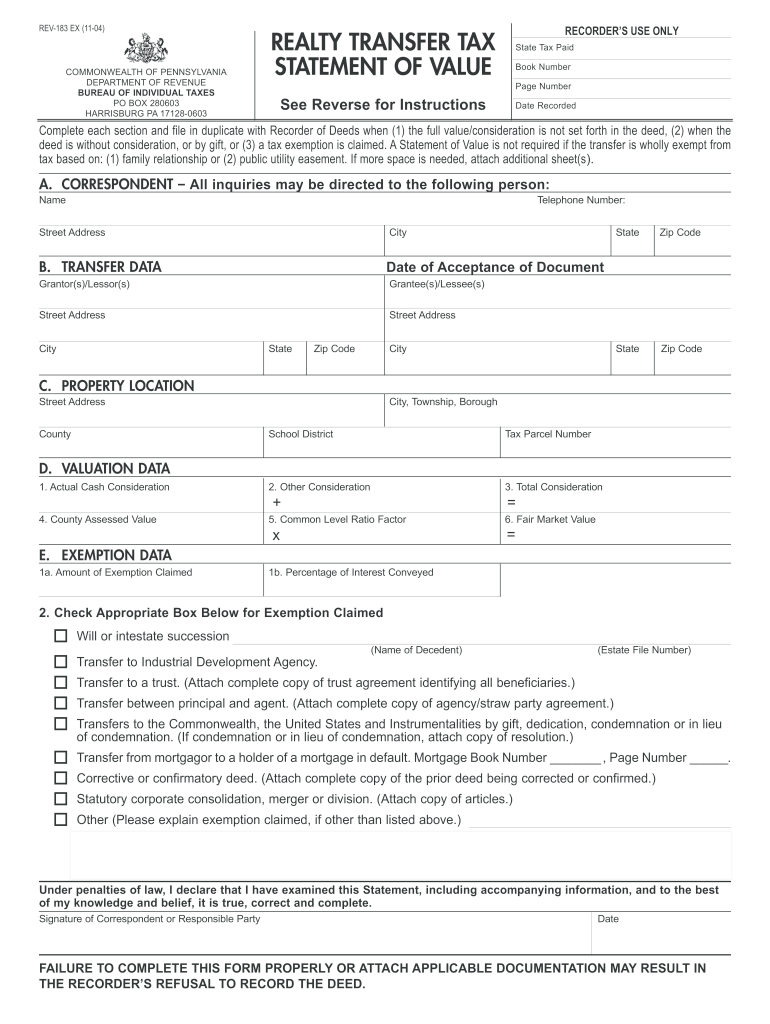  Rev 183 Ex Form 2019