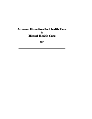 California Advance Directive Form Fillable