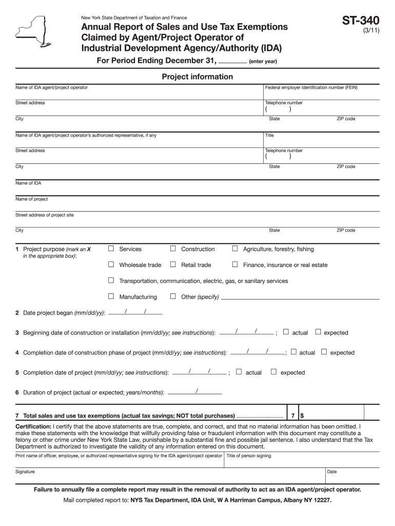  St 340  Form 2011