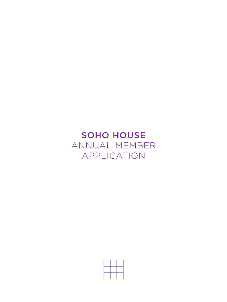 4675 Shoreditch Annual App 6pge  Soho House  Form