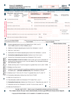  Ct 1040nrpy Form 2021