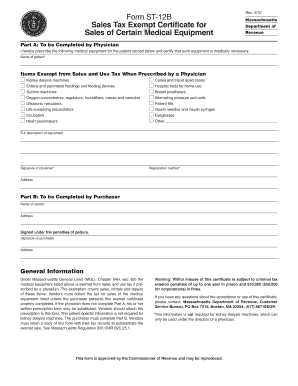Tax Exempt Certificate  Form