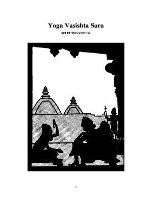 Yoga Vasistha Sanskrit English PDF  Form