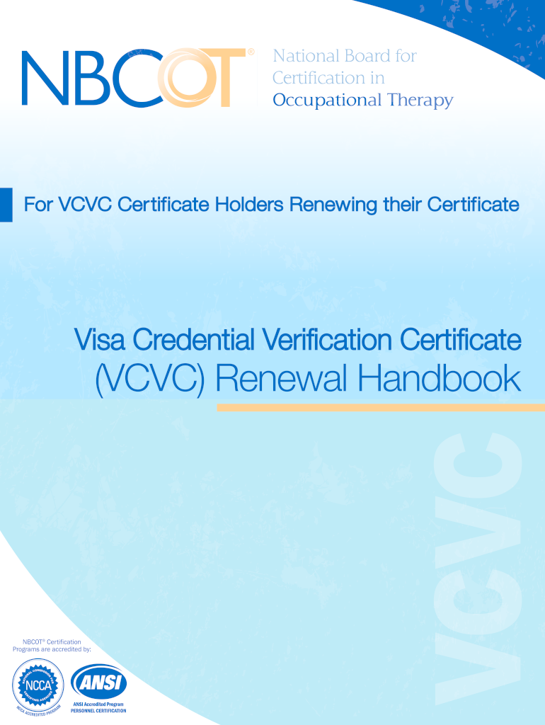 Vcvc Nbcot  Form