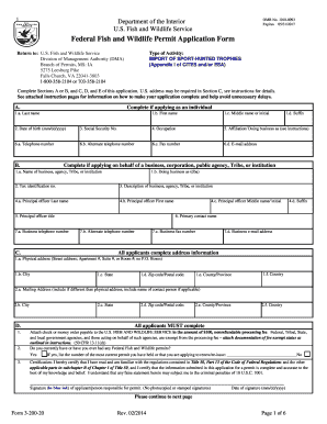  1018 0093 Expires 0228 Department of the Interior U Fws 2017