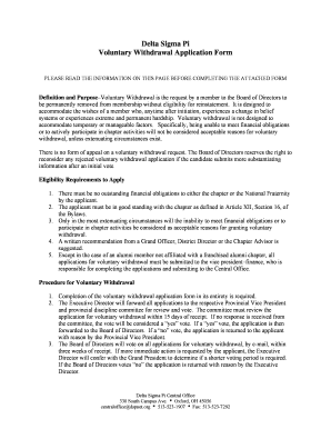 Delta Sigma Pi Voluntary Withdrawal Application Form Dspnet