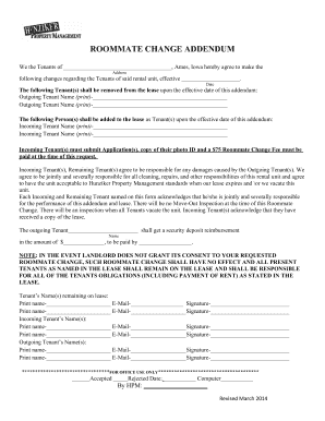 Hunziker Property Management  Form