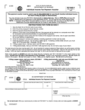 Fill in Sc1040v Form