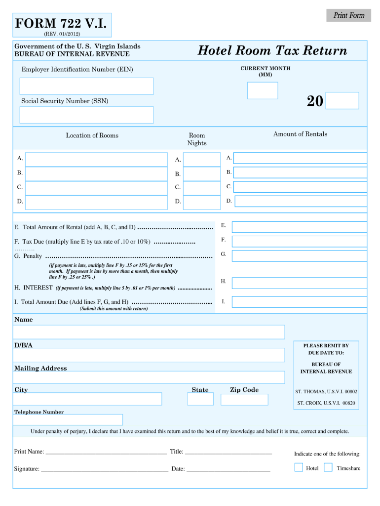  Form 722 Vi 2017